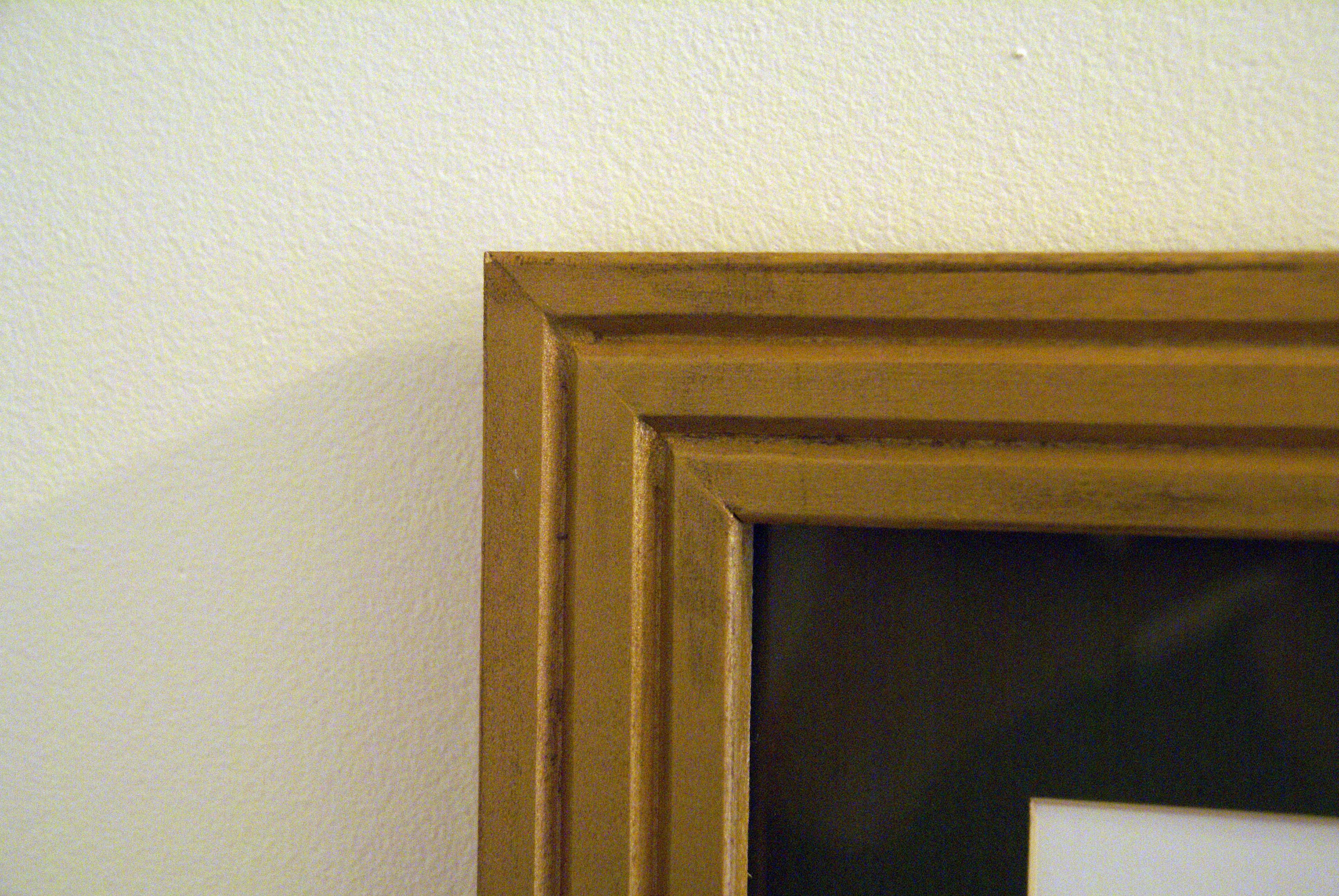 custom frame with double grooves
